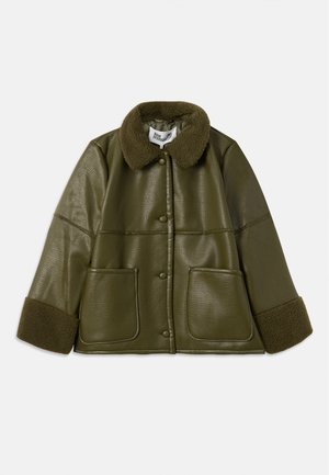 BIRDIE - Kunstnahast jakk - olive