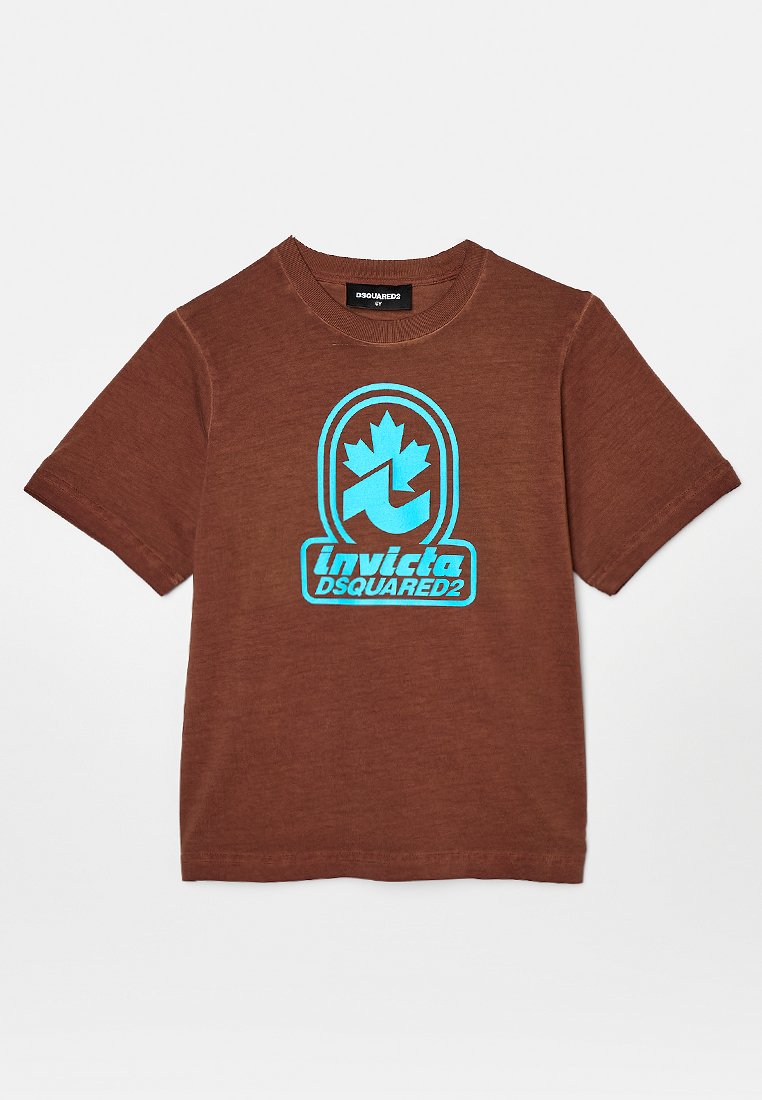 Dsquared2 T-shirt print zwart