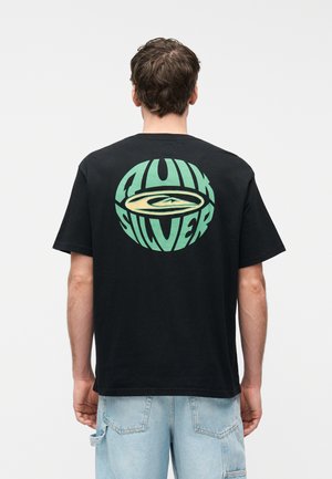 QUIKGLOBE UNISEX - Tricou cu imprimeu - black
