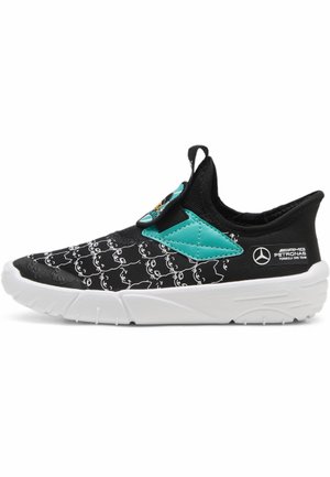 AMG PETRONAS F1 KART SNEAKERS - Loaferit/pistokkaat - black/white