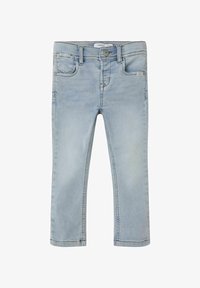 Atlasīts, light blue bleached denim