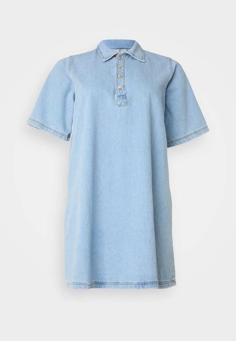 ONLY Carmakoma Jeansjurken lichtblauw denim