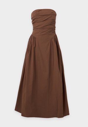 Topshop, BANDEAU - Robe longue - chocolate brown