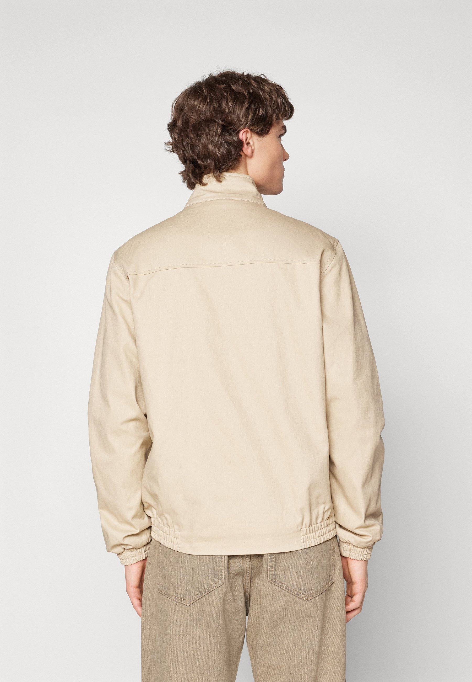 ジャケット・アウター 70s 80s EURO cotton harrington jacket Lyle & Scott HARRINGTON JACKET - Kurtka wiosenna/jasnoszary