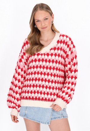 Trui - red multicolor