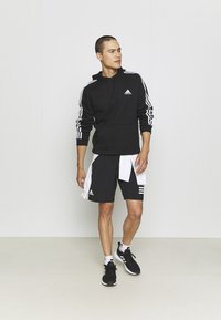 adidas Performance 3 STRIPES ESSENTIALS - Sweat à capuche - black/white