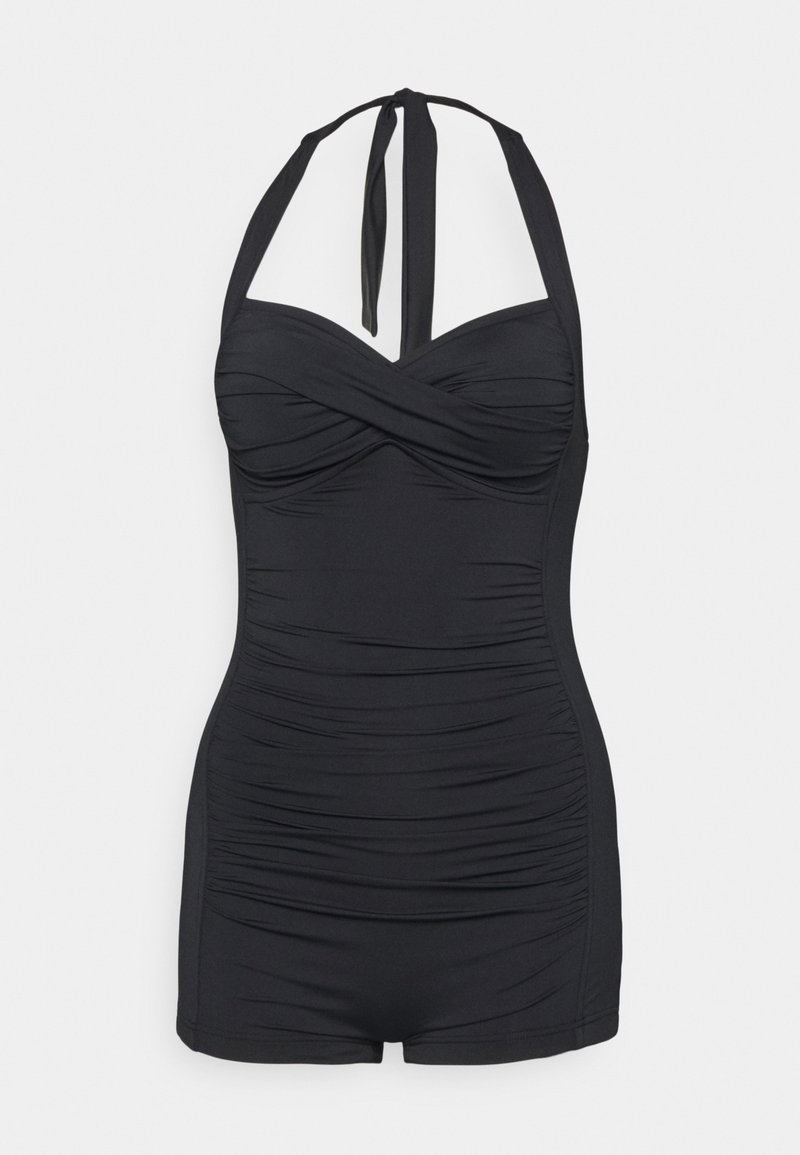 Seafolly - COLLECTIVE BOYLEG ONE PIECE - Badeanzug - black, Vergrößern