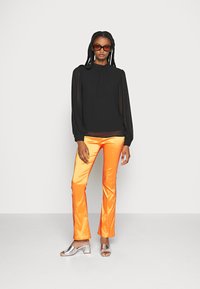 Object JMILA L/S HIGH NECK NOOS - Bluse - black