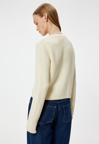Koton BUTTONED - Strickjacke - white