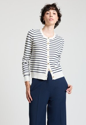 RIGHE - Strickjacke - var bianco lana