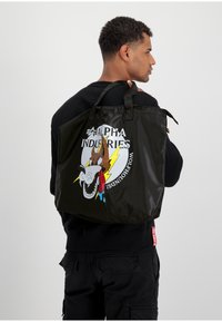 Alpha Industries - WOLFHOUNDS ZIPP UNISEX - Shopping Bag - black Thumbnail-Bild 1