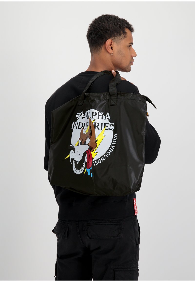 Alpha Industries WOLFHOUNDS ZIPP UNISEX - Veľká kabelka - black
