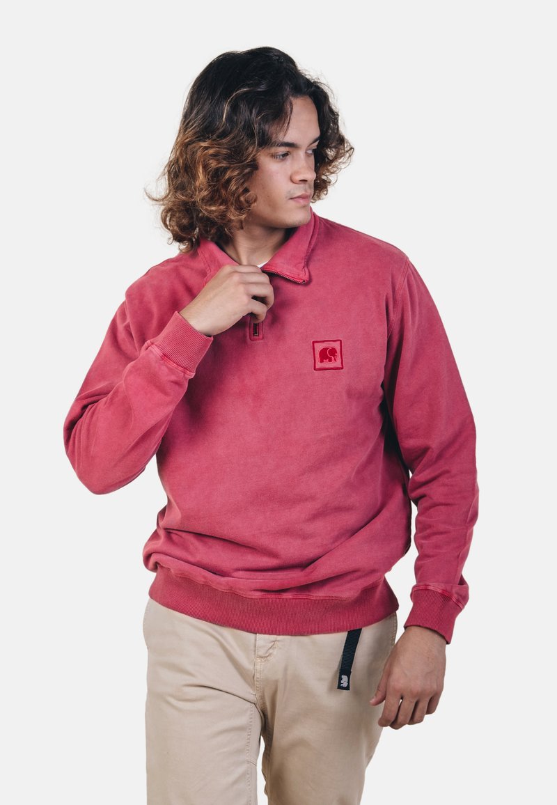 Trendsplant SAUCE LOOPBACK PIGMENT DYED - Sportska majica - light red