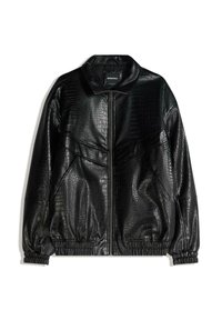 ANIMAL PRINT  - Jachetă din imitație de piele - black