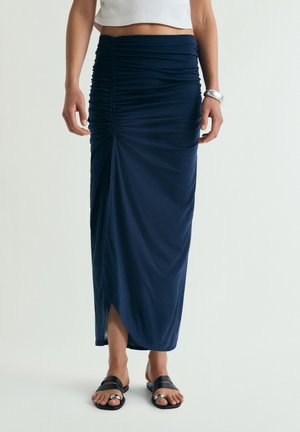 Scalpers, SCALPERS SCICDRAPPED SKIRT - Falda de tubo - navy