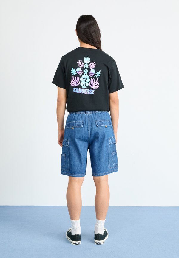 UTILITY - Denim shorts - medium light indigo4