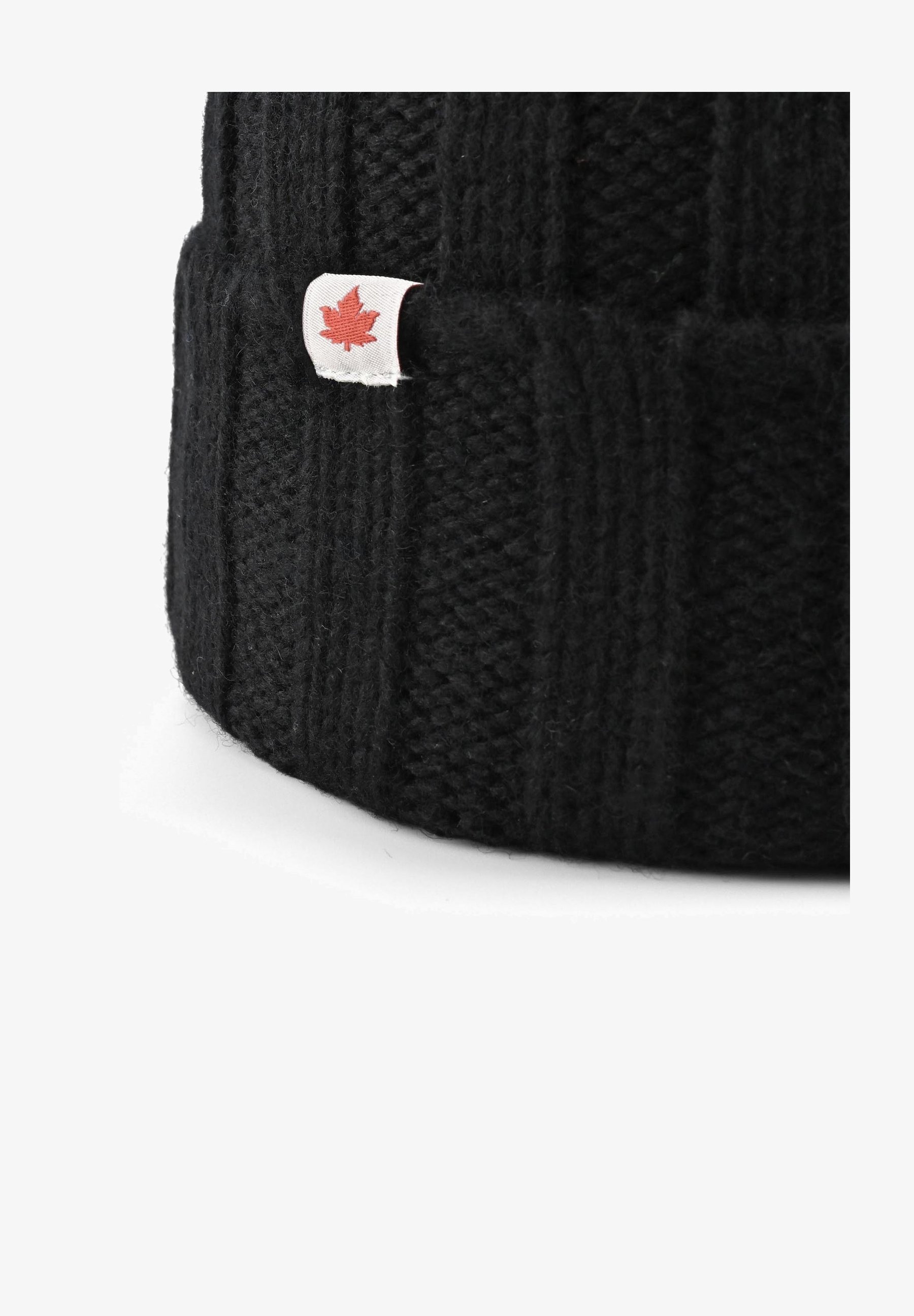 4sold Berretto Bonnet Uomo – Nero Con Ricamo Bianco Taglia Unica