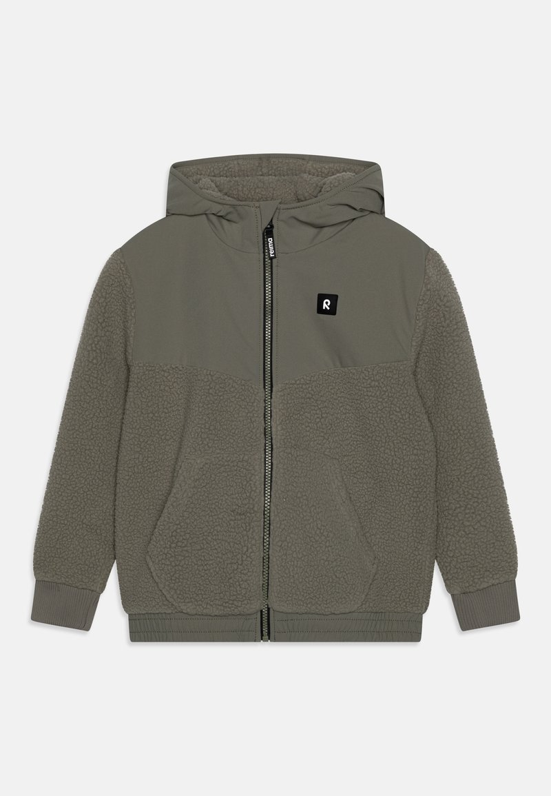 Reima Fleecejas groen gemêleerd