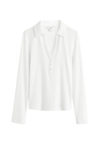 REGULAR FIT - HENLEY  - Polotričko - white