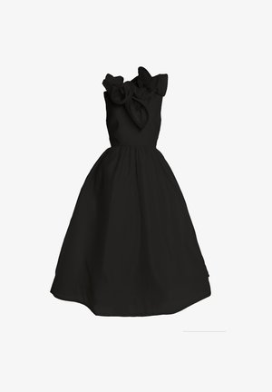 True Decadence, RUFFLE NECK - Cocktailjurk - black