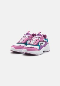 Fila COLLENE CB TEENS UNISEX - Trainers - white/moonlite mauve