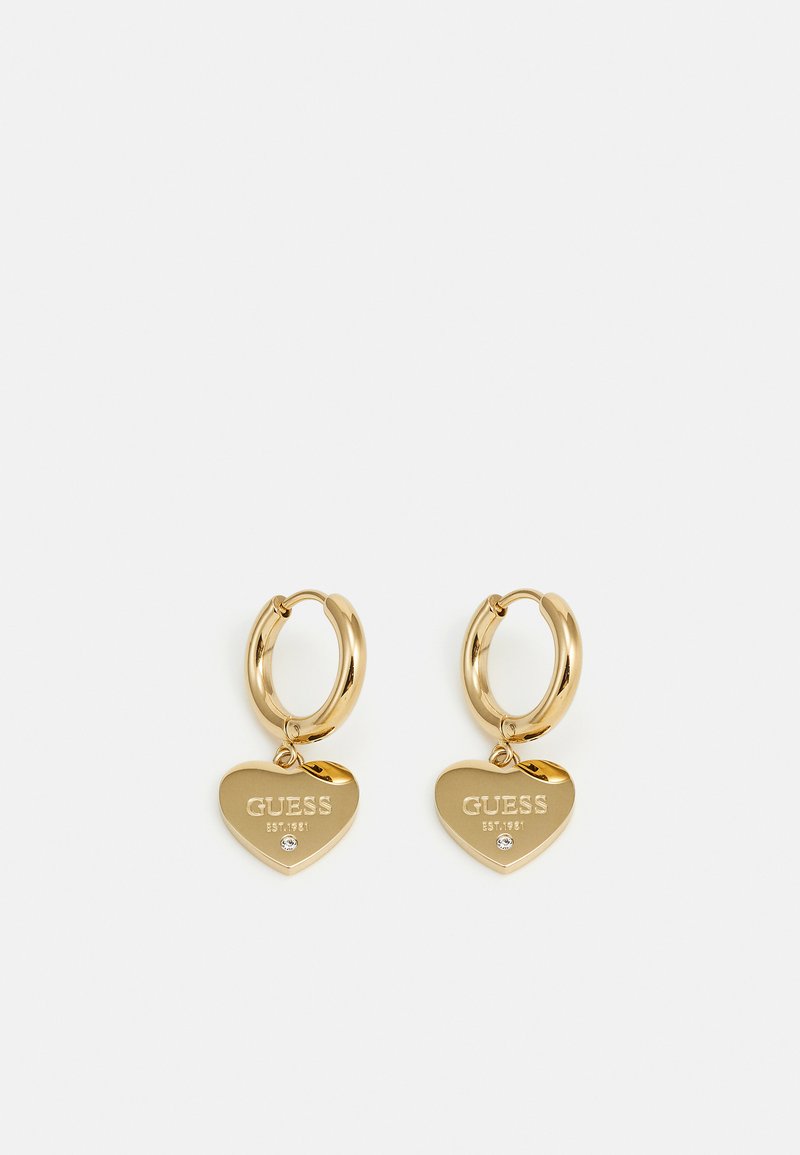 Guess HUGGIE ME Earrings yellow goldcoloured/goldcoloured Zalando.ie