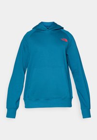 RAGLAN BOX HOODIE - Pulover s kapuco - mineral ink/red