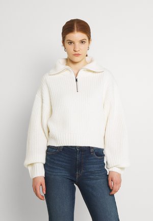 LESLIE - Strikkegenser - warm white