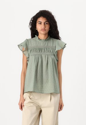 ONLKATTI DOBBY - Blusa - hedge green