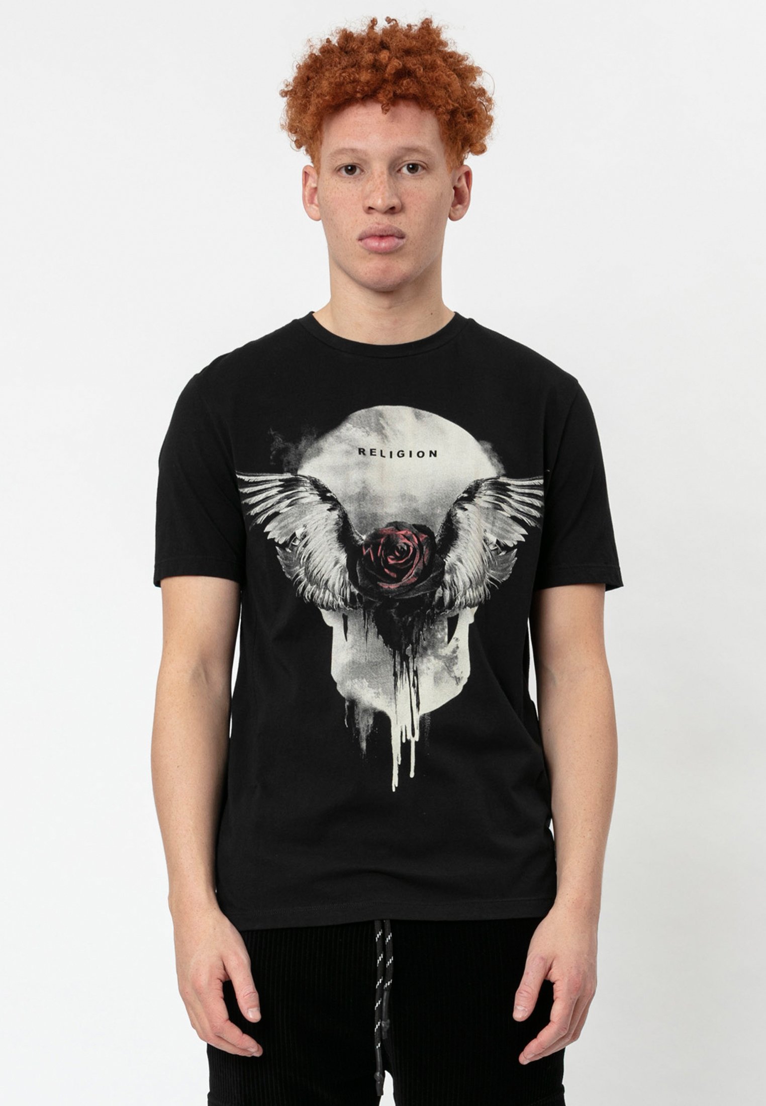 Religion T-shirt print - black/Zwart 