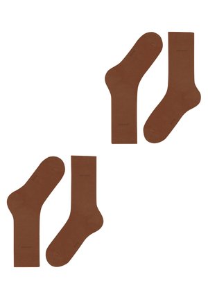 BASIC UNI 2-PACK - Chaussettes - rosewood