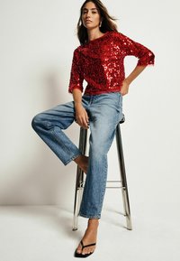 Next REGULAR FIT - SEQUIN QUARTER SLEEVE  - Blouse - red