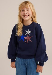 WE Fashion Sportinis megztinis - blue