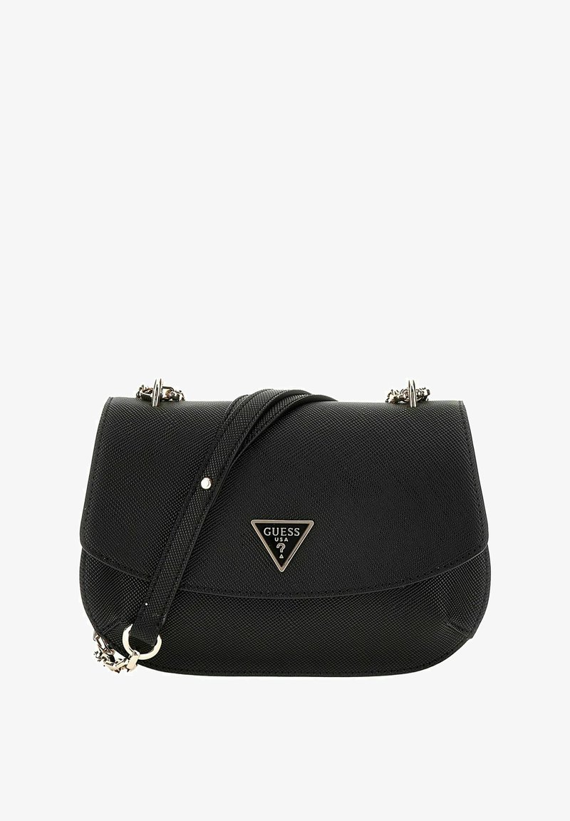 Guess ILIA CONVERTIBLE FLAP - Borsa a tracolla - black