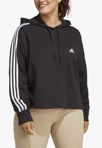 adidas Sportswear IN3S FT CR HD PS - Bluză de molton - black/white