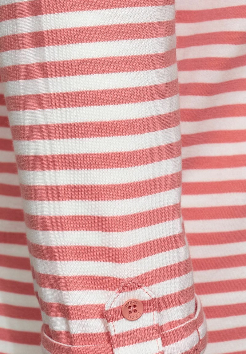 Damen T-Shirts | Cecil Langarmshirt rot - EQ84161 Damen T-Shirts | Cecil Langarmshirt rot - EQ84161