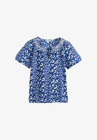 Sélectionné, blue/white wave print
