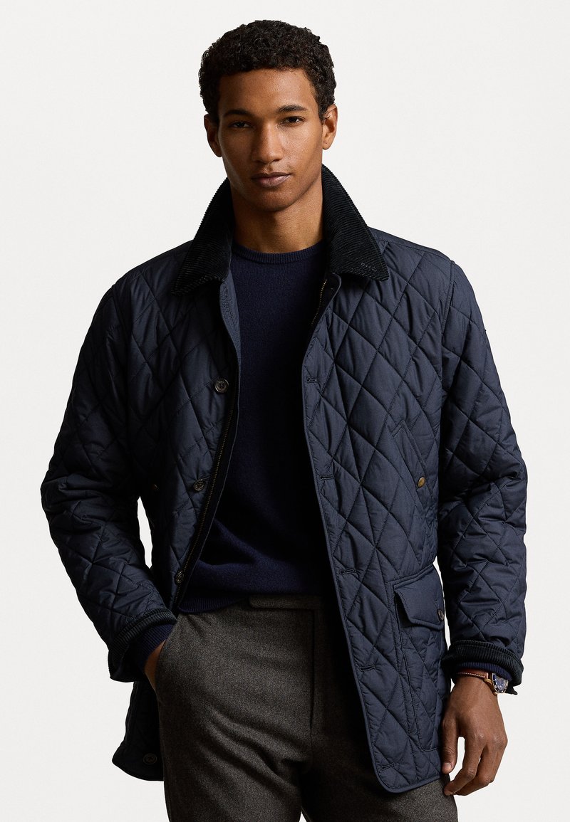 Polo Ralph Lauren - QUILTED CAR COAT - Übergangsjacke - college navy, Vergrößern