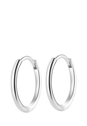 PLAIN HOOP - Ohrringe - silver coloured