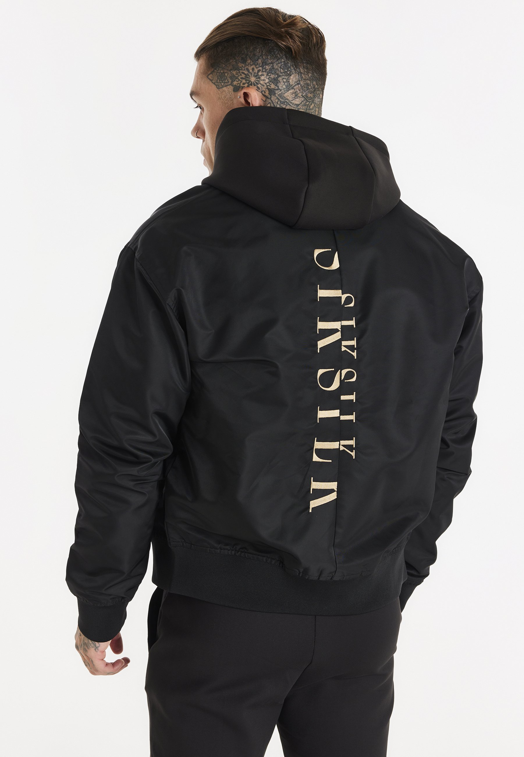 sik silk windbreaker jacket