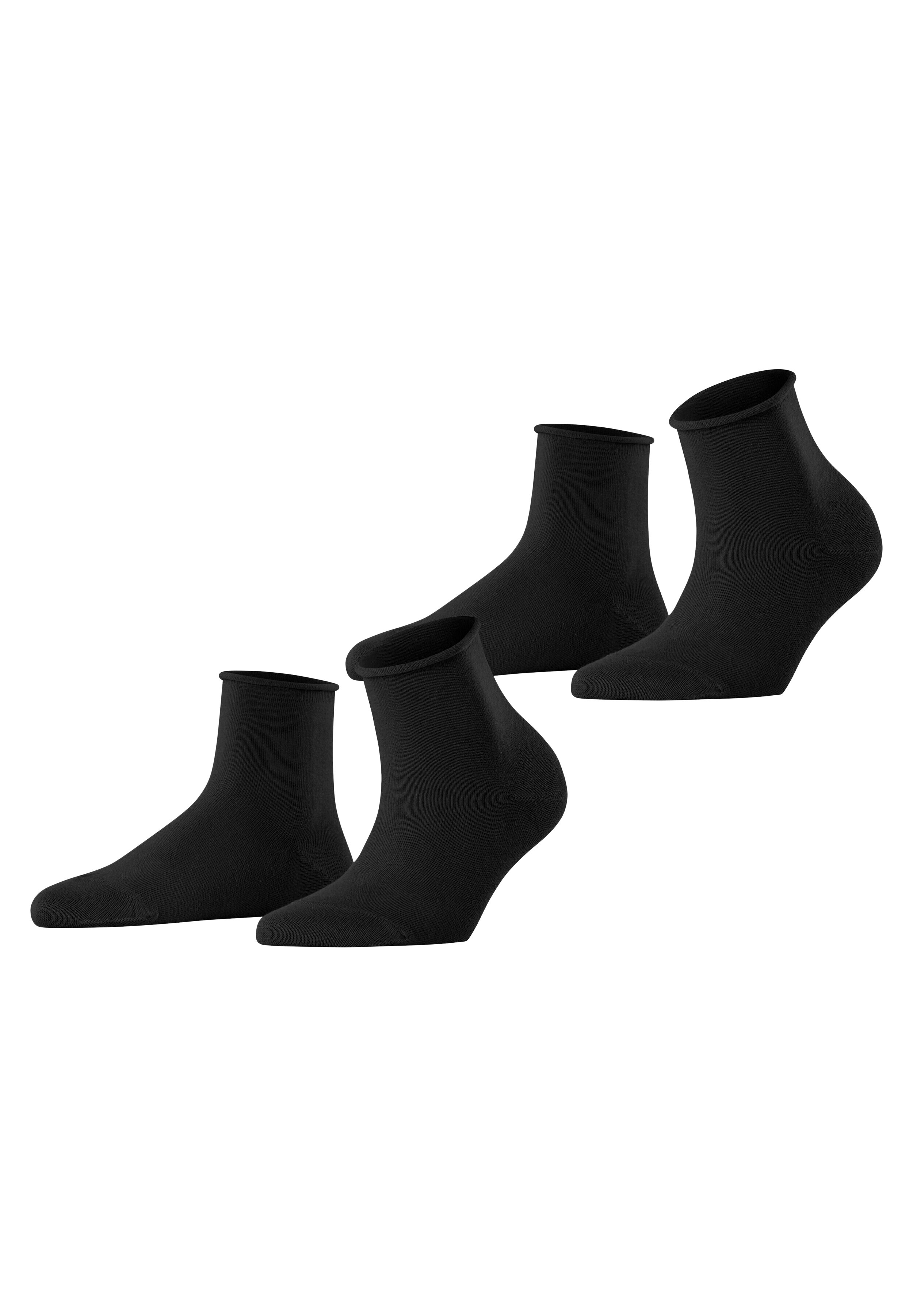 Lot De 5 Paires Chaussettes Femme ESPRIT Coton Bio - Unies, Couture Plate, Taille Unique 36-41 - 2