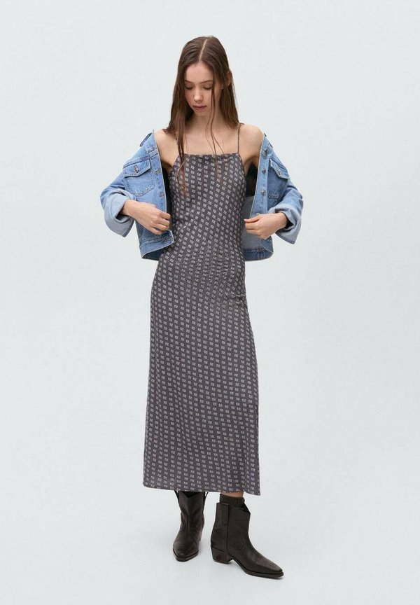 Maxikleid - charcoal