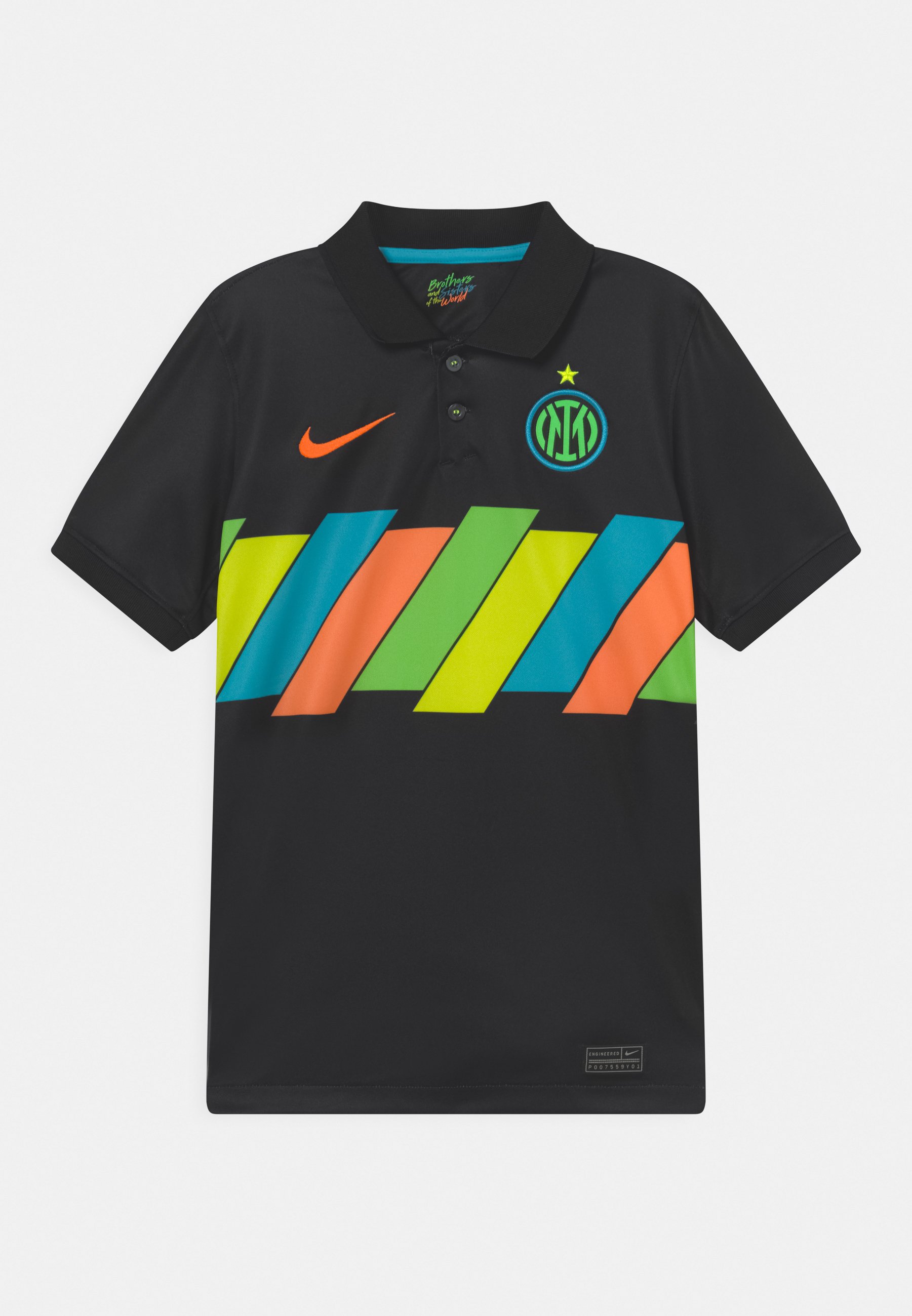 Nike Performance INTER MAILAND STADIUM UNISEX - Vereinsmannschaften -  black/total orange/schwarz - Zalando.de