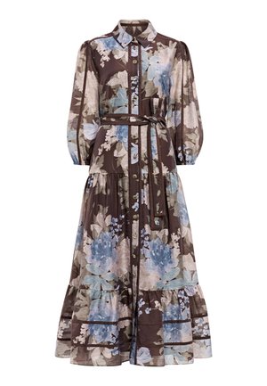 Forever New, GIANNA MIDI DRESS - Φόρεμα πουκάμισο - braun/blau