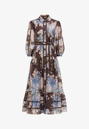 Forever New, GIANNA MIDI DRESS - Φόρεμα πουκάμισο - braun/blau