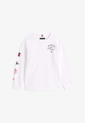 MULTI PRINT TEE - Ilgarankovis viršutinės dalies drabužis - white