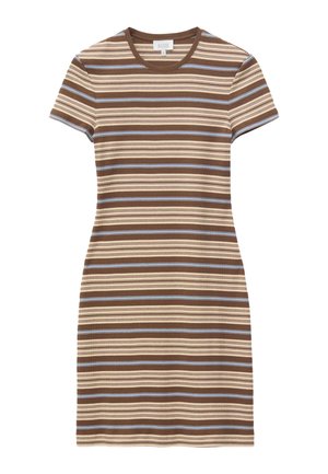 & OTHER STORIES, Robe en jersey - brown light blue