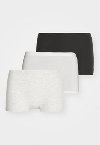 3 PACK - Hlačke - black/grey/white
