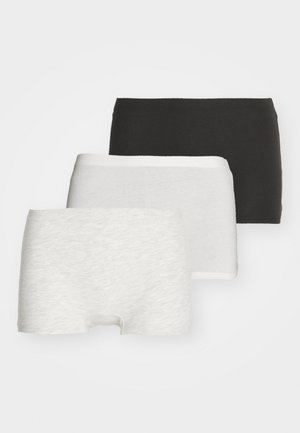 3 PACK - Panties - black/grey/white