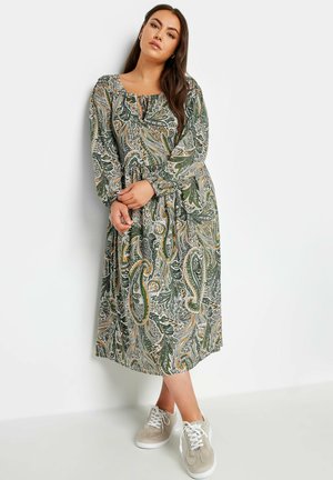 PAISLEY MIDAXI - Vestito estivo - green